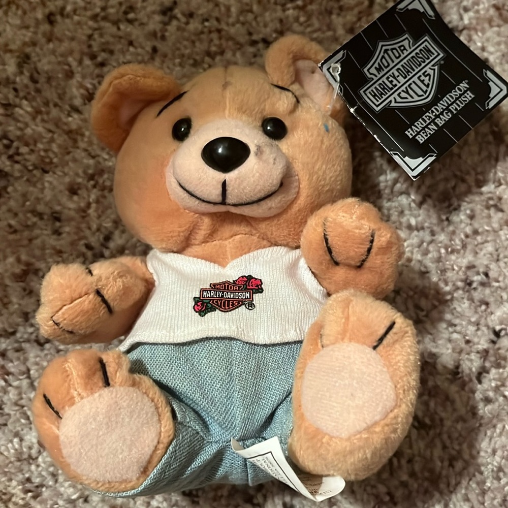 Vintage Harley Davidson bean bag plush